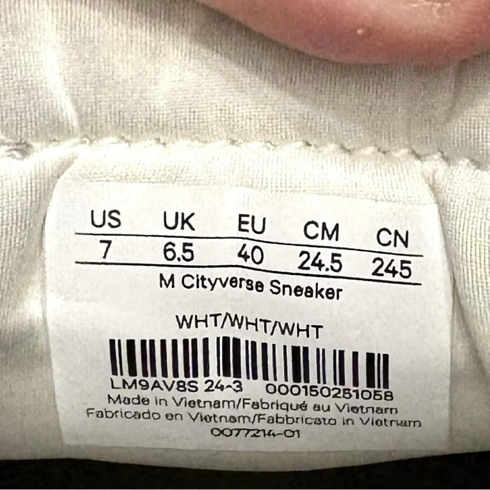 lululemon Cityverse Women's Sneakers White‎ White Size 7 Casual Shoes